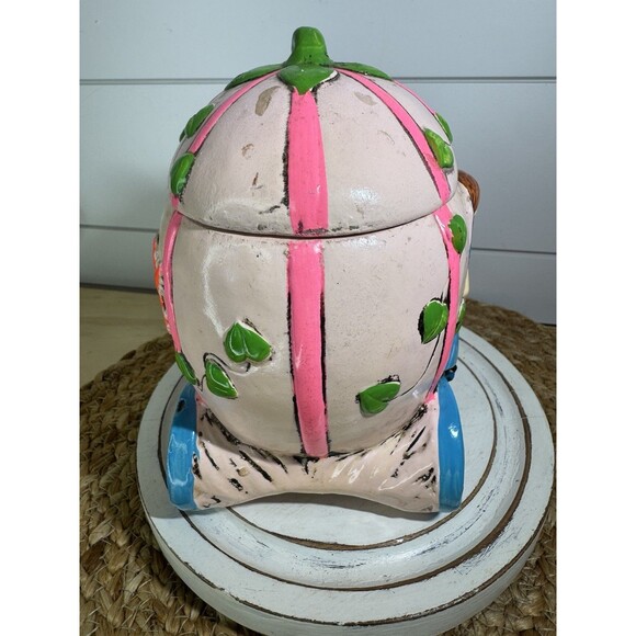 Earl Bernard Vintage Cinderella Carriage Jewelry Box - 6" H x 5" L x 4"  AS IS - Picture 6 of 11